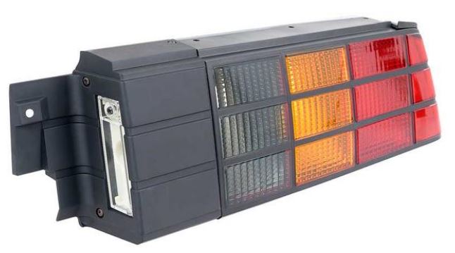 1985-92 Chevrolet Camaro Tail Lamp Light Assembly w/ Black Grid Patter, Passenger Side